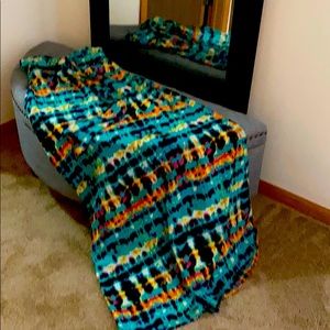 Sleeveless maxi tie dye dress